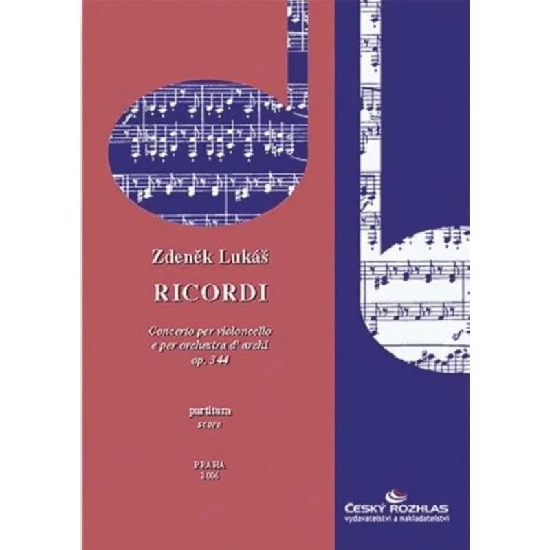 Český rozhlas Ricordi, Concerto per violoncello e per orchestra d`archi