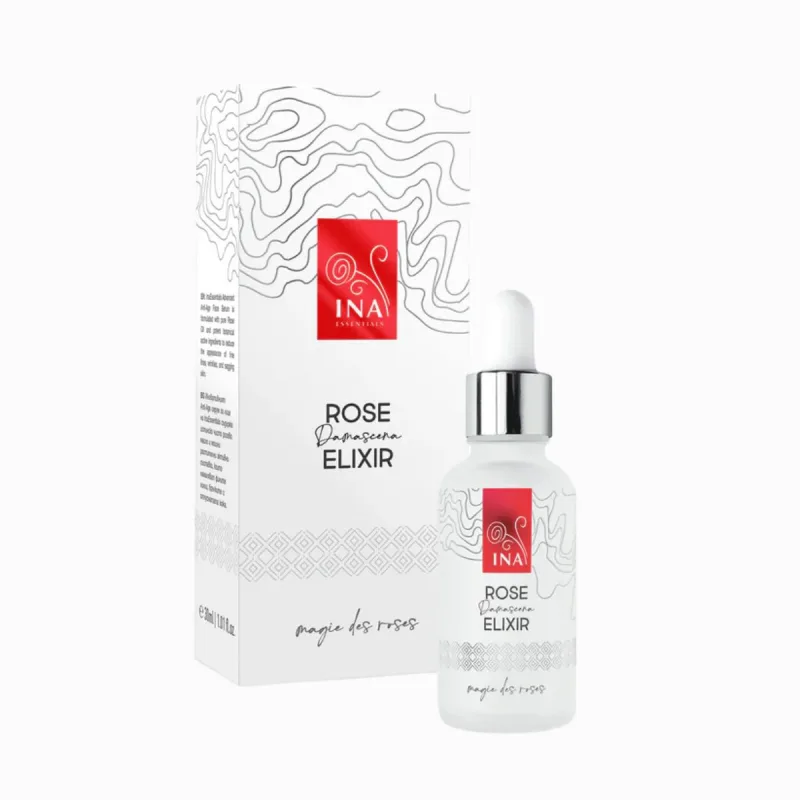 INA Essentials Rose elixir - anti-age sérum s ružovým olejom - 30 ml -