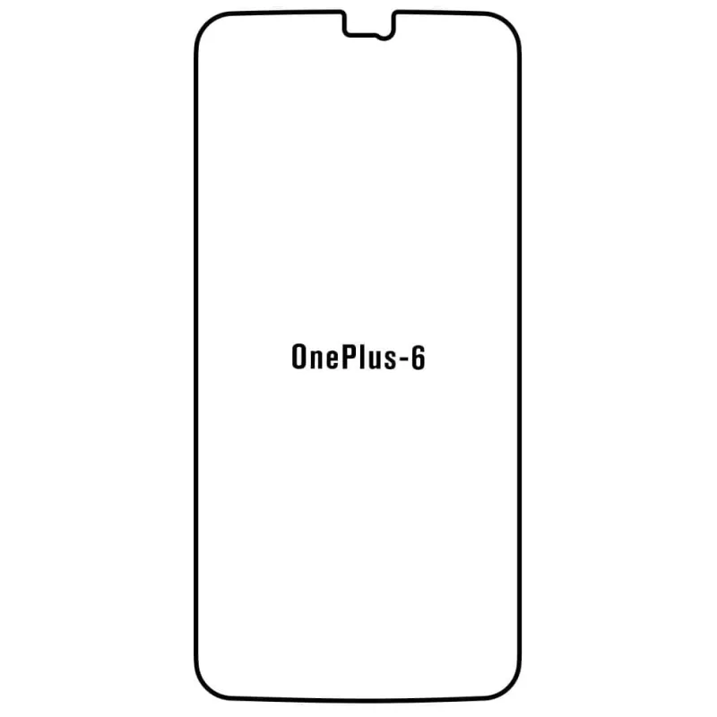 Sunshine OnePlus 6 Predná Hydrogél ochranná fólia Strih: Kompatibilná s krytom, Typ fólie: Anti-Spy (Privacy)