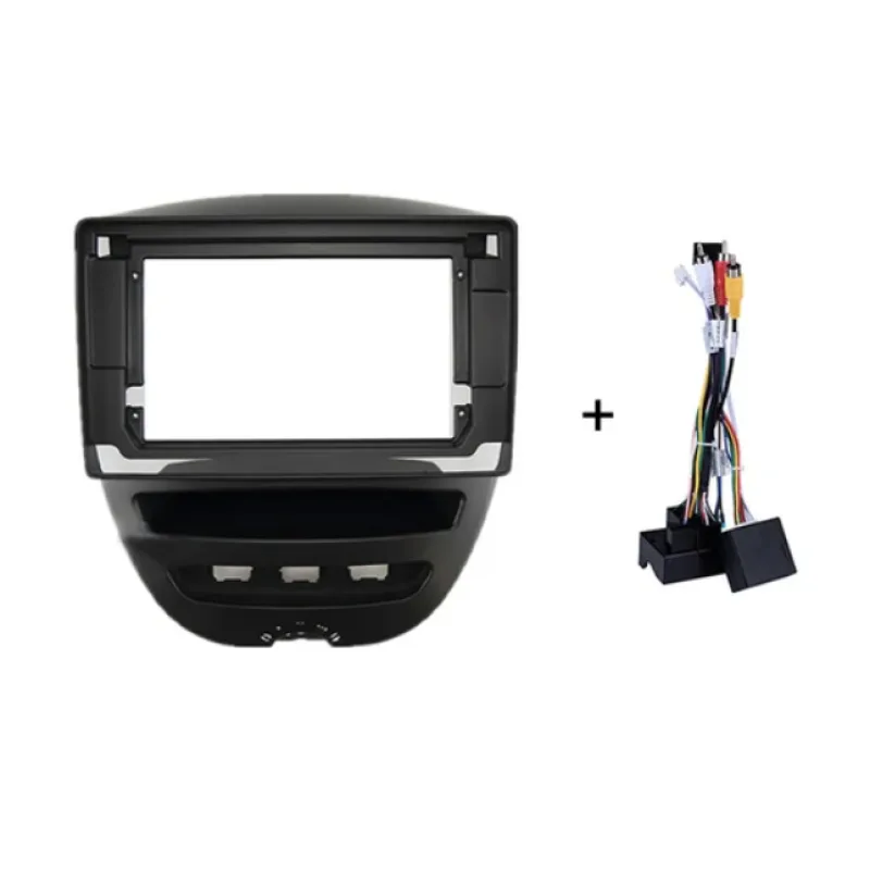 Redukční rámeček 10,1" s kabeláží pro Toyota Aygo, Citroen C1, Peugeot 107 CHRKXPG107101