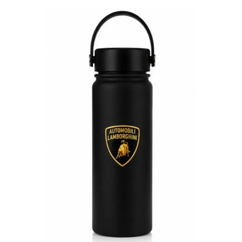 Termoska na vodu LAMBORGHINI - čierna 600ml