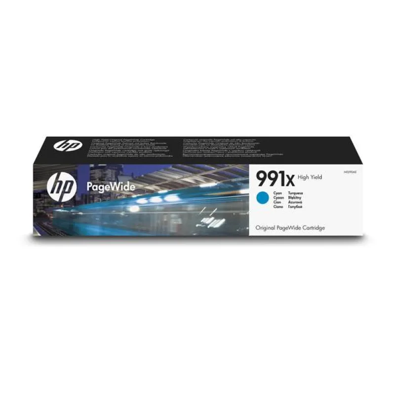 HP 991X High Yield azurová PageW Cartrige, M0J90AE M0J90AE