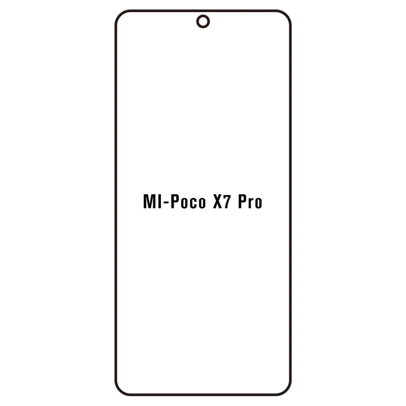 Sunshine Xiaomi Poco X7 Pro Predná Hydrogél ochranná fólia Strih: Predná 3, Typ fólie: Anti-Spy (Privacy)