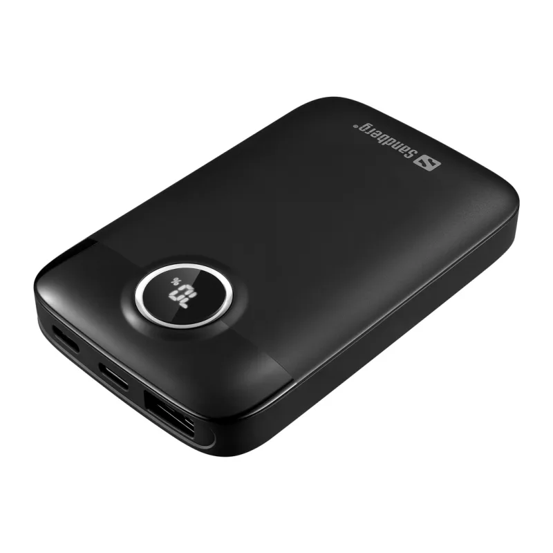 NONAME Sandberg SemiSolidState Powerbank 5000 mAh PD20W, kompaktní powerbanka, černá 421-47
