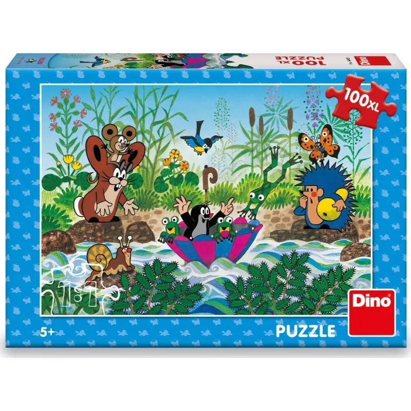 DINO Puzzle Krtkova plavba XL 100 dílků