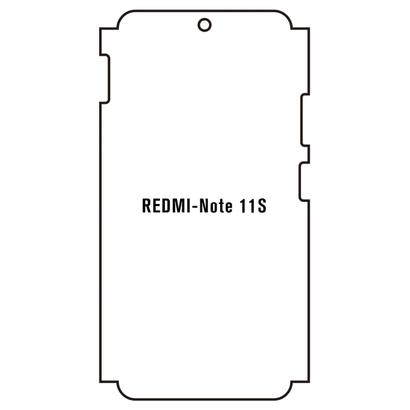 Sunshine Xiaomi Redmi Note 11S 5G Predná Hydrogél ochranná fólia Strih: Predná časť a rám, Typ fólie: Číra