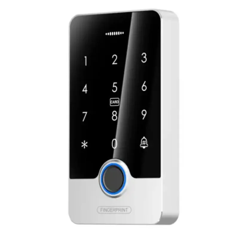 Kovová RFID klávesnice s čtečkou otisků prstů – 13,56 MHz | Zoneway S30A