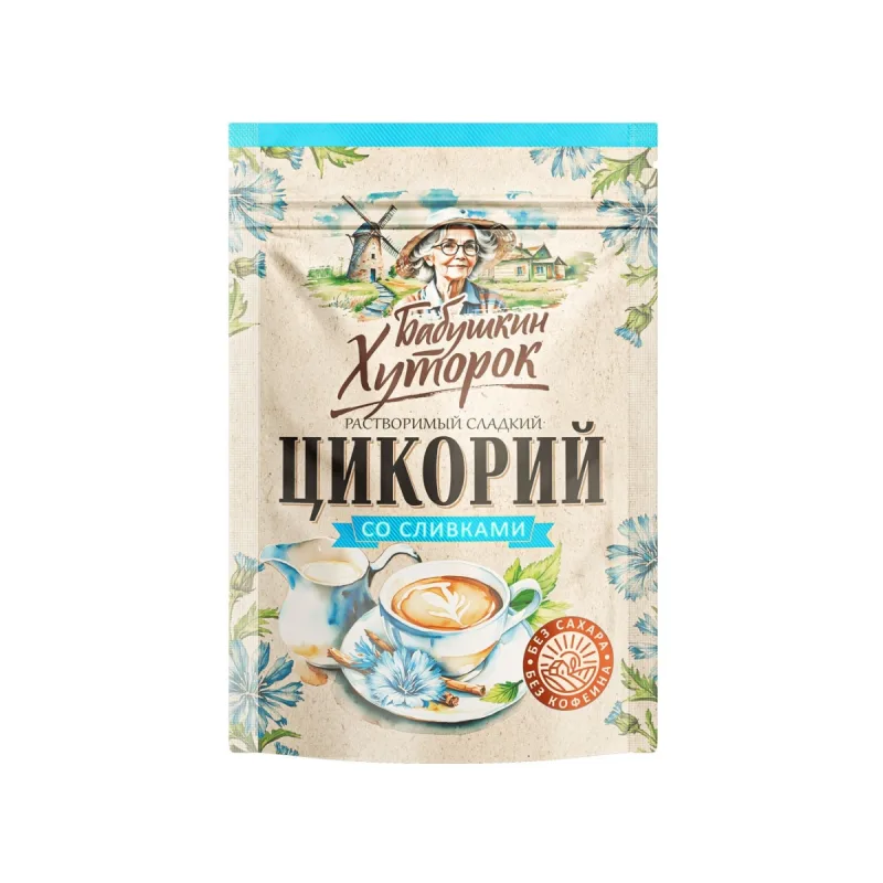 Hutorok Čakanková káva so stéviou a rastlinnou smotanou - 100 g -