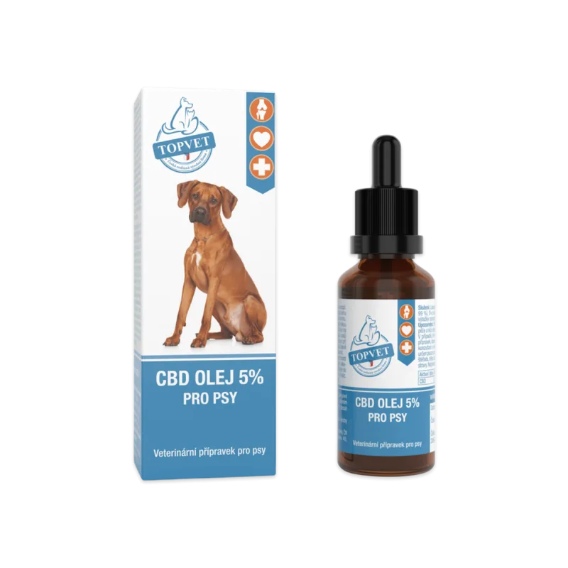 Green idea CBD olej 5% pre psy 10 ml –