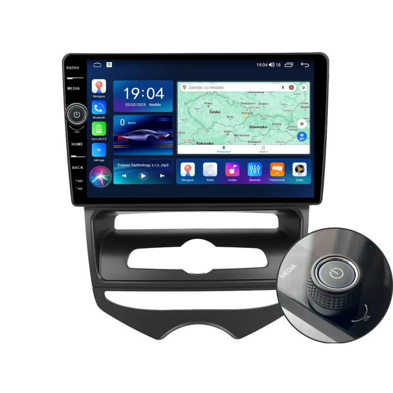 Everest 2DIN autorádio EVE74 Android, Hyundai ix20, manuální klimatizace EVE-UN06M/A8246