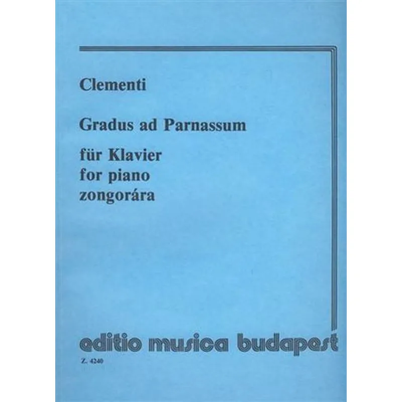 Editio Musica Budapest Gradus ad Parnassum