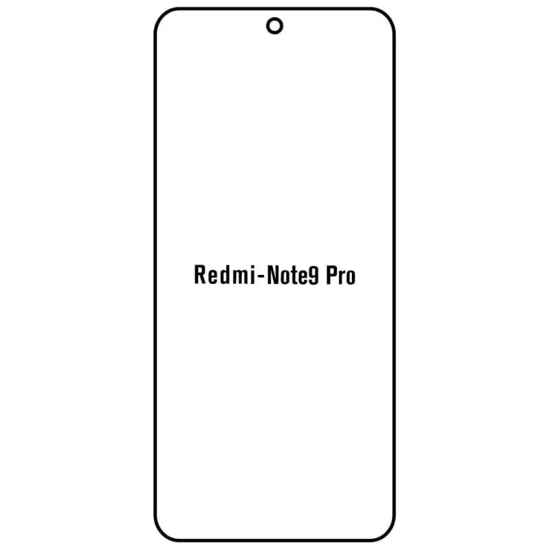 Sunshine Xiaomi Redmi Note 9 Pro Predná Hydrogél ochranná fólia Strih: Predná 1, Typ fólie: Matná