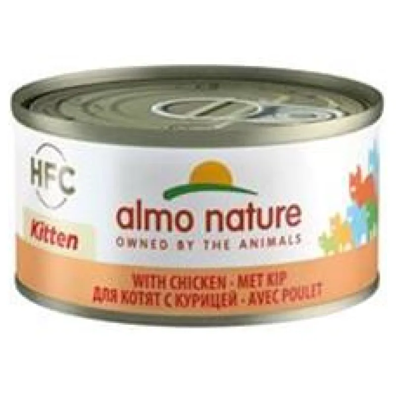 Almo Nature cat konz. Natural Kitten -kuře 70g