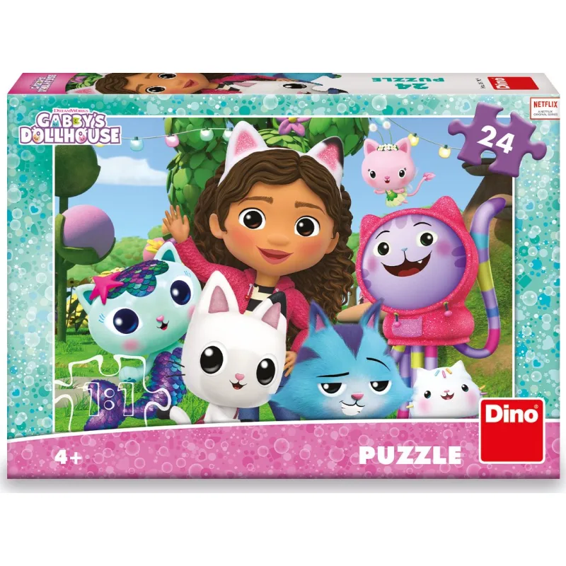 DINO Puzzle Gábinin kouzelný domek 24 dílků
