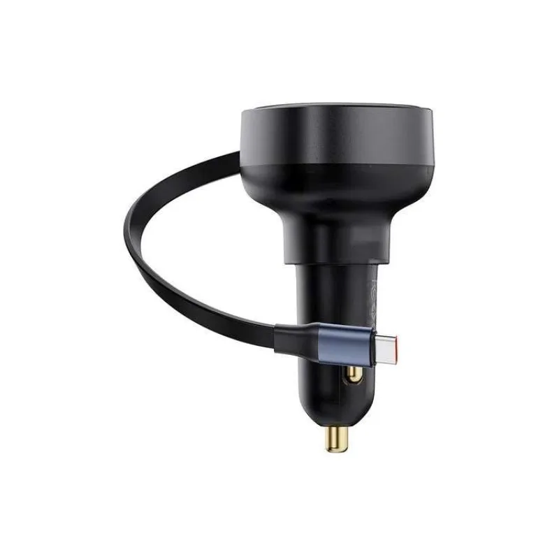 Baseus Enjoyment Pro Nabíjačka do Autá USB-C 60W Cluster Black (6932172641658)