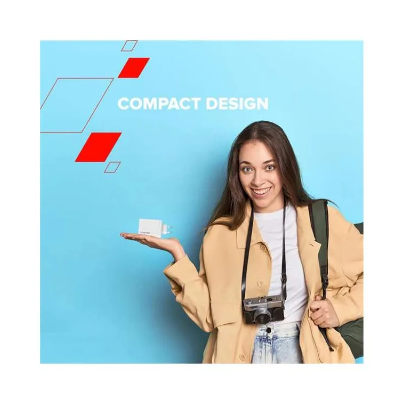 Canyon OnCharge 120ACC, vysokorýchlostná univerzálna nabíjačka do steny, 120W, 3x USB-C , 1x USB-A, biela (CNS-CUW120ACC)