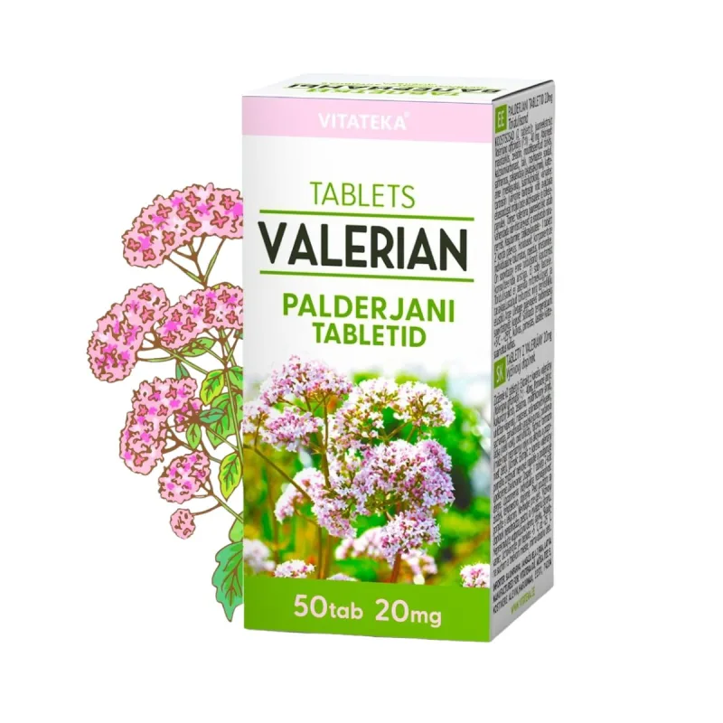 Vitateka Valeriána lekárska 20 mg - 50 tabliet -