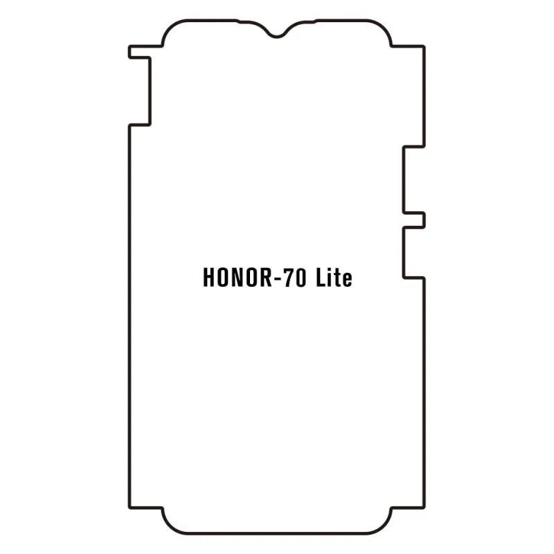 Sunshine Honor 70 Lite Predná Hydrogél ochranná fólia Strih: Predná časť a rám, Typ fólie: Matná