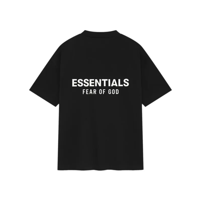 Fear of God Essentials Classic Short Sleeve T-Shirt Jet Black - L