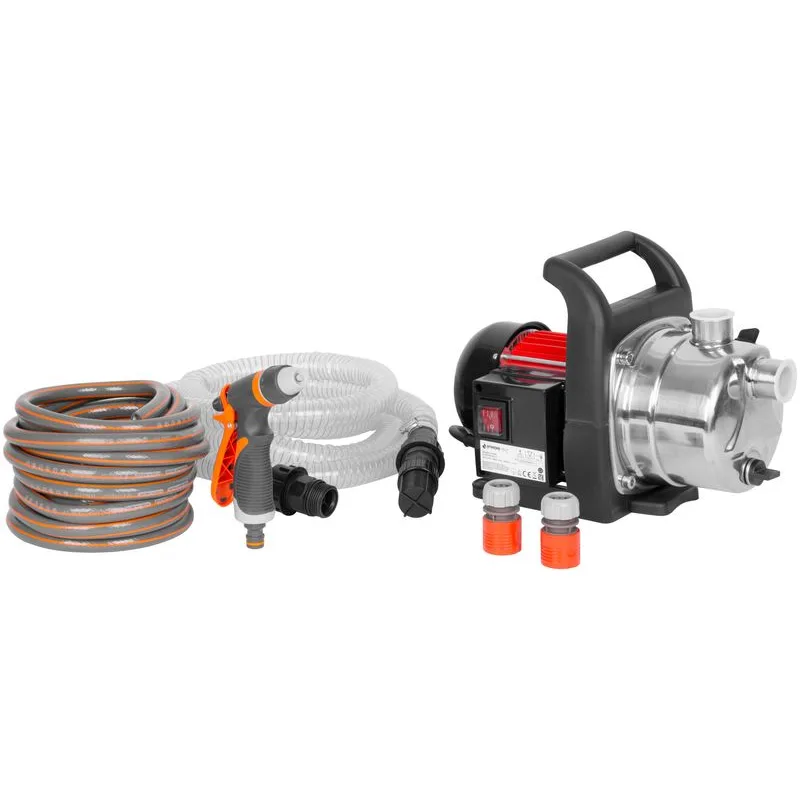 Čerpadlo Strend Pro Garden, MJP1000, INOX, 1000W, 57 l/min, záhradné, komplet set