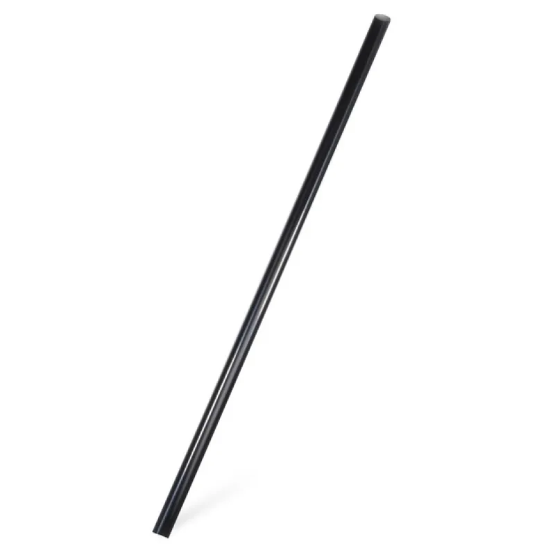 Wimex Slamky PP čierne 25cm 8mm 500ks znovu použiteľné