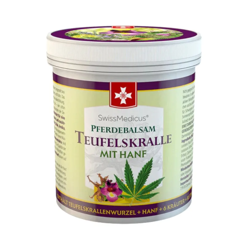 SwissMedicus Diablov pazúr s konope - 250 ml -