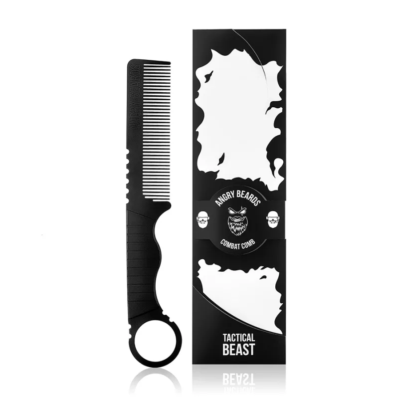 Karbónový hrebeň ANGRY BEARDS Combat comb