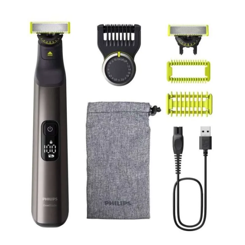 Philips OneBlade Pro 360 QP6552/15 zastřihovač, na tvář a tělo, voděodolný, cestovní pouzdro (QP6552/15)