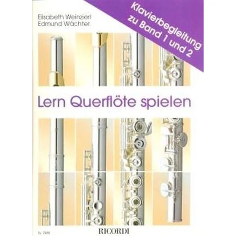 Ricordi Lern Querflöte spielen - klavírní doprovody