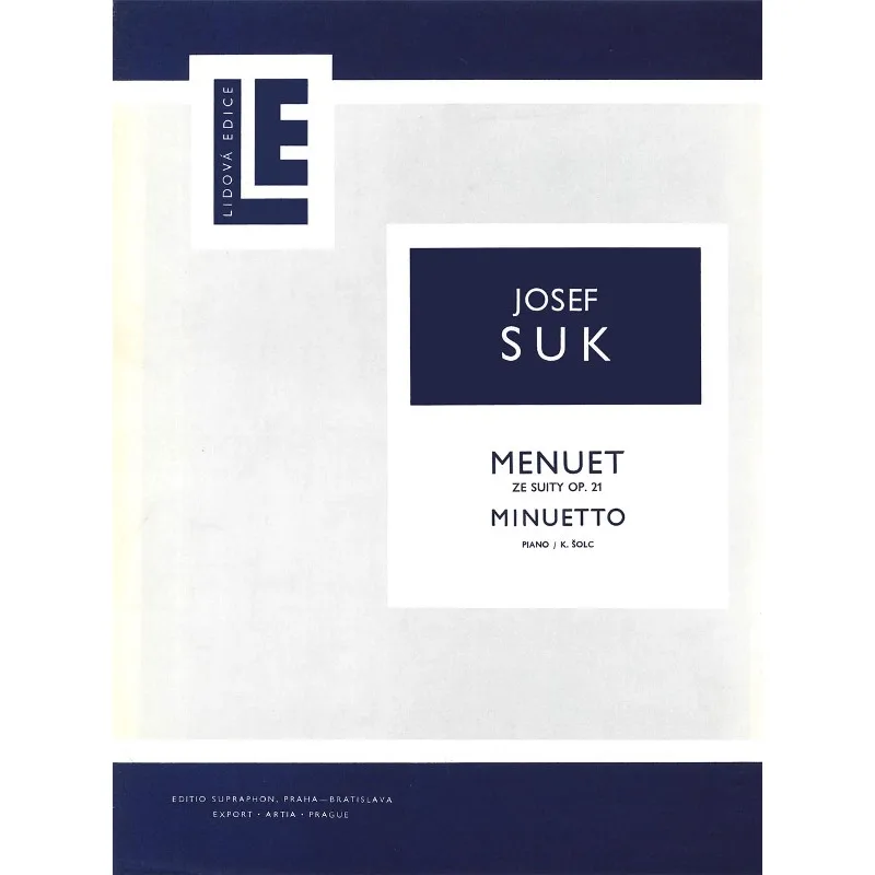 Bärenreiter Menuet ze Suity op. 21