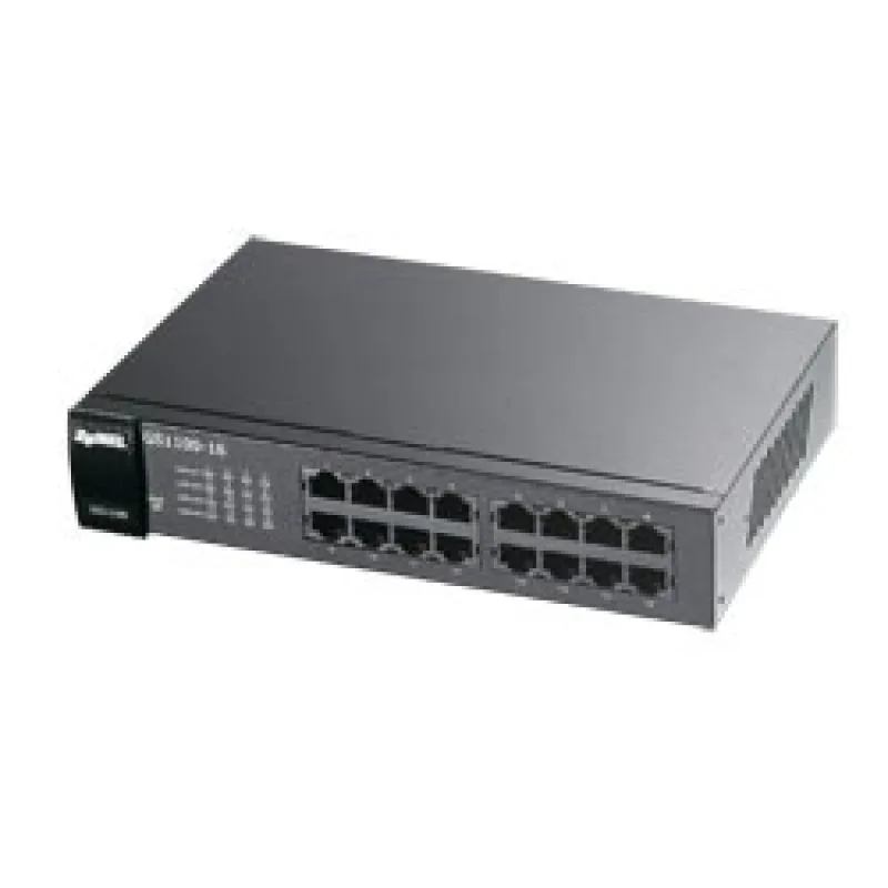 ZYXEL 16xGb fanless switch GS1100-16 v4 GS1100-16-EU0104F