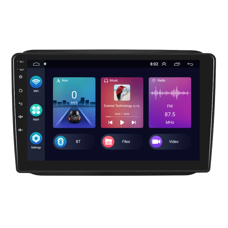 Podofo 2DIN autorádio PEV05 Android, Škoda Fabia II / Roomster B072