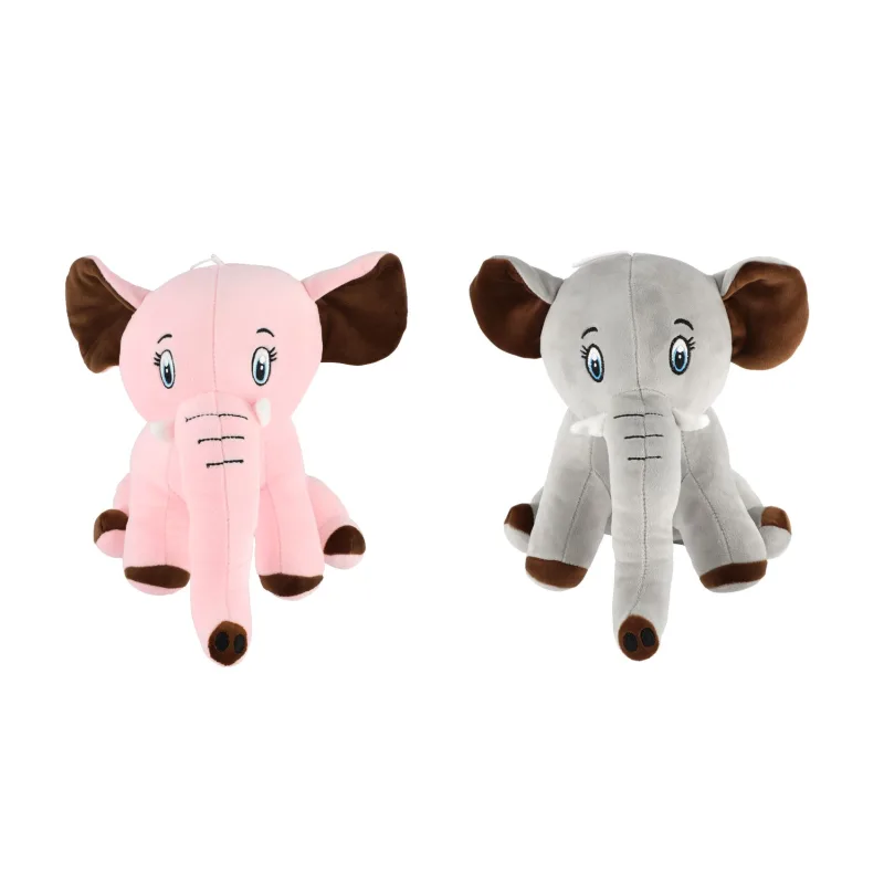 Teddies Slon sediaci plyš 30cm 2 farby