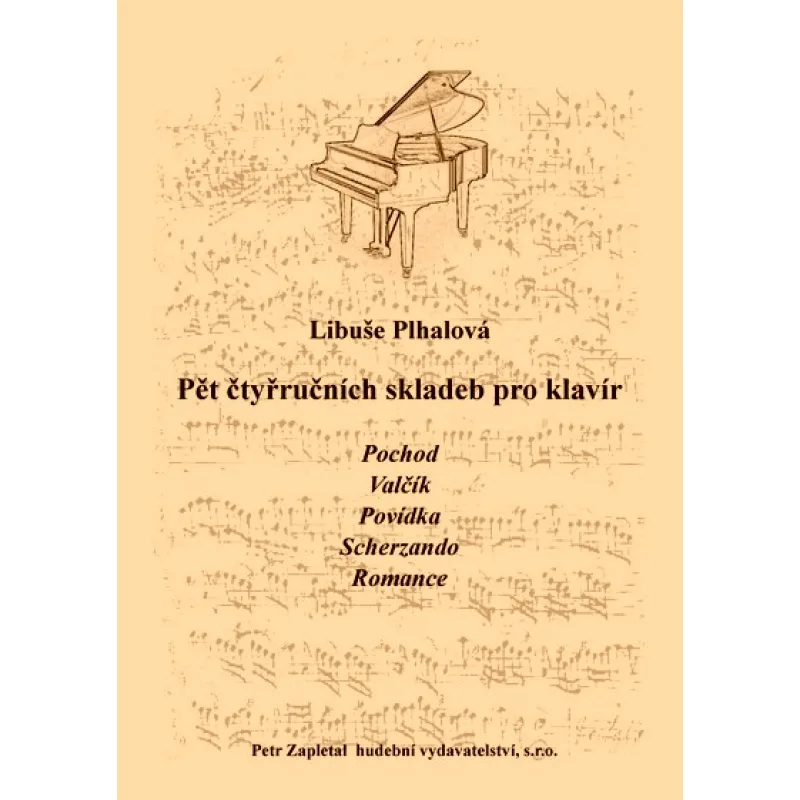 NotaNota Pět čtyřručních skladeb pro klavír