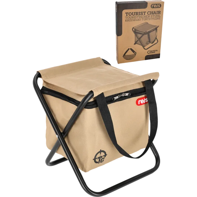 Tactical Guard CH165C Skladacia kempingová stolička Begie