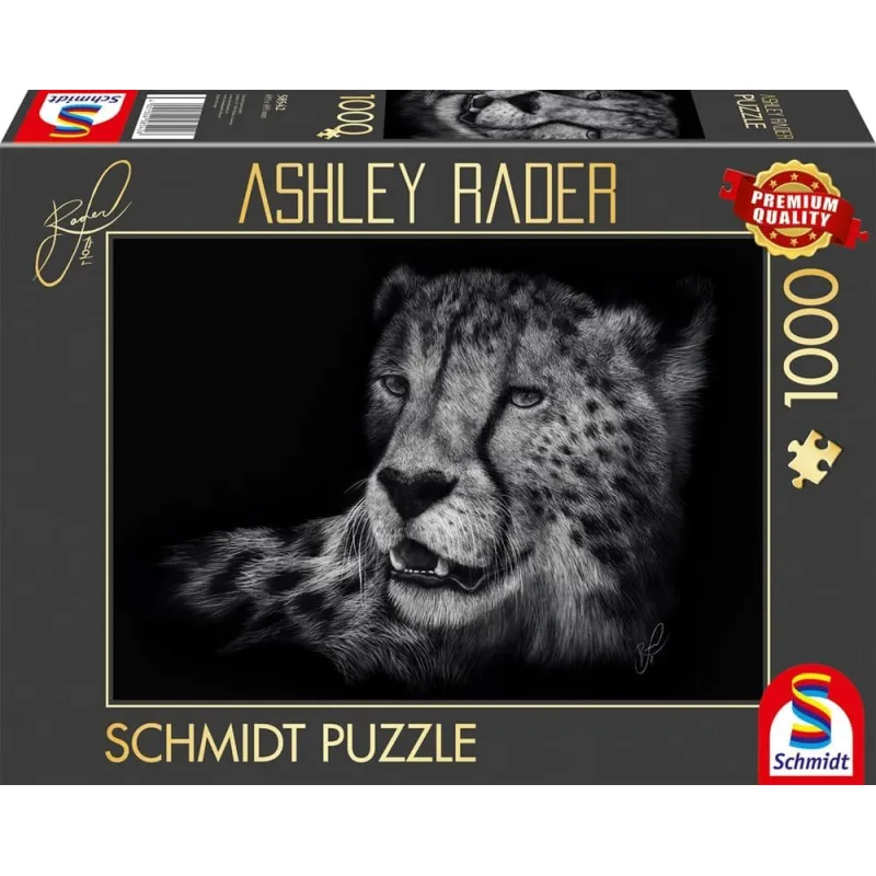 Puzzle Schmidt 1000 dielikov Rýchlosť – gepard, stelesnenie pôvabu