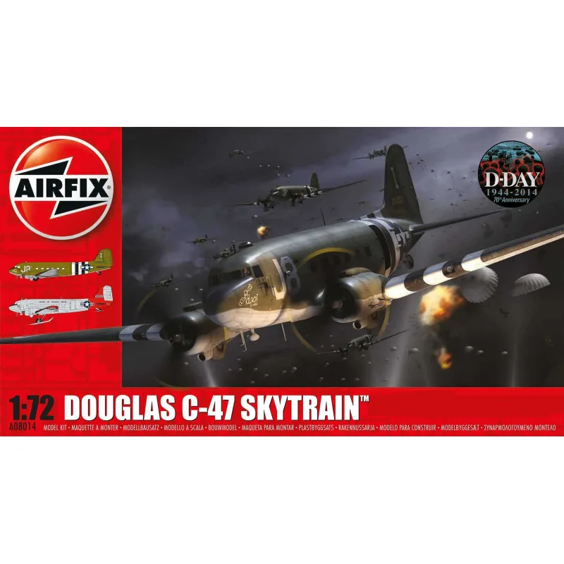Airfix Classic Kit lietadlo A08014 - Douglas C-47 A/D Skytrain (1:72)