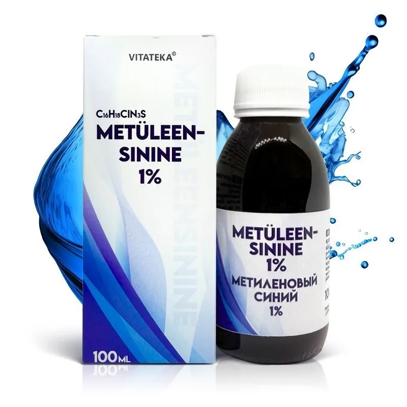Vitateka Metylénová modrá 1 % – vodný roztok – 100 ml –