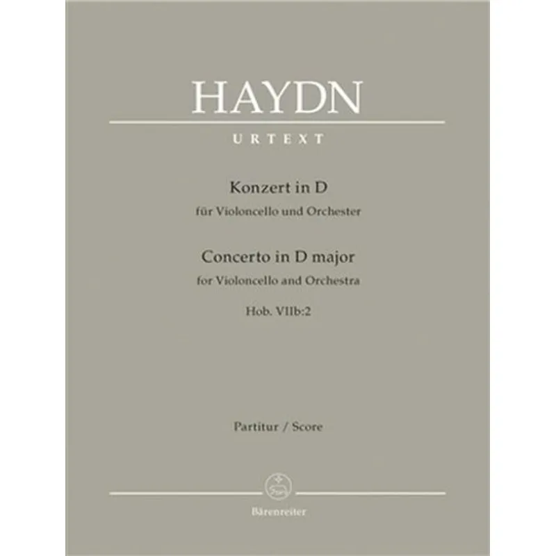 Bärenreiter Koncert pro violoncello a orchestr D dur Hob. VIIb:2