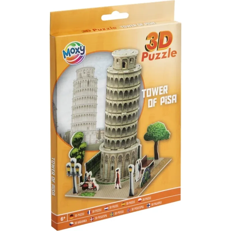 3D puzzle Moxy Šikmá veža v Pise 21 dielikov