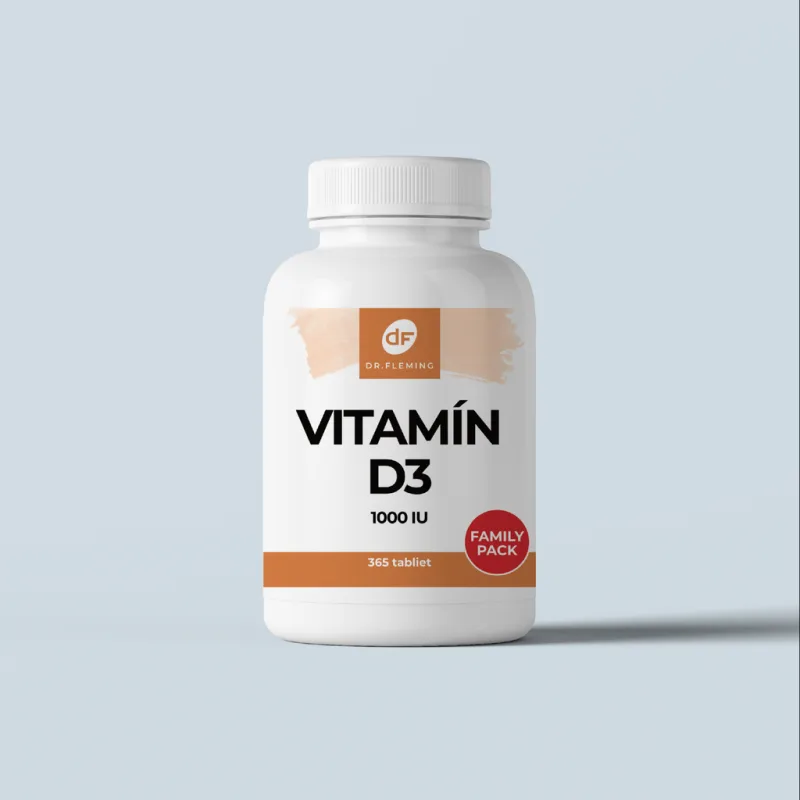 Dr. Fleming Vitamín D3 1000IU - 365 tabliet -