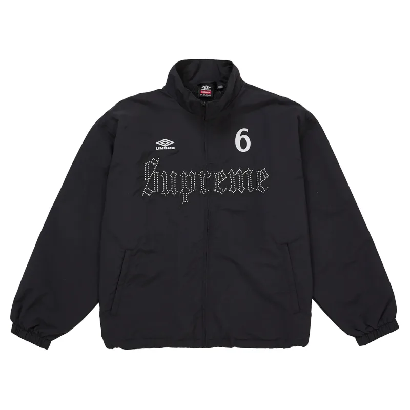 Supreme Umbro Rhinestone Track Jacket Black - L