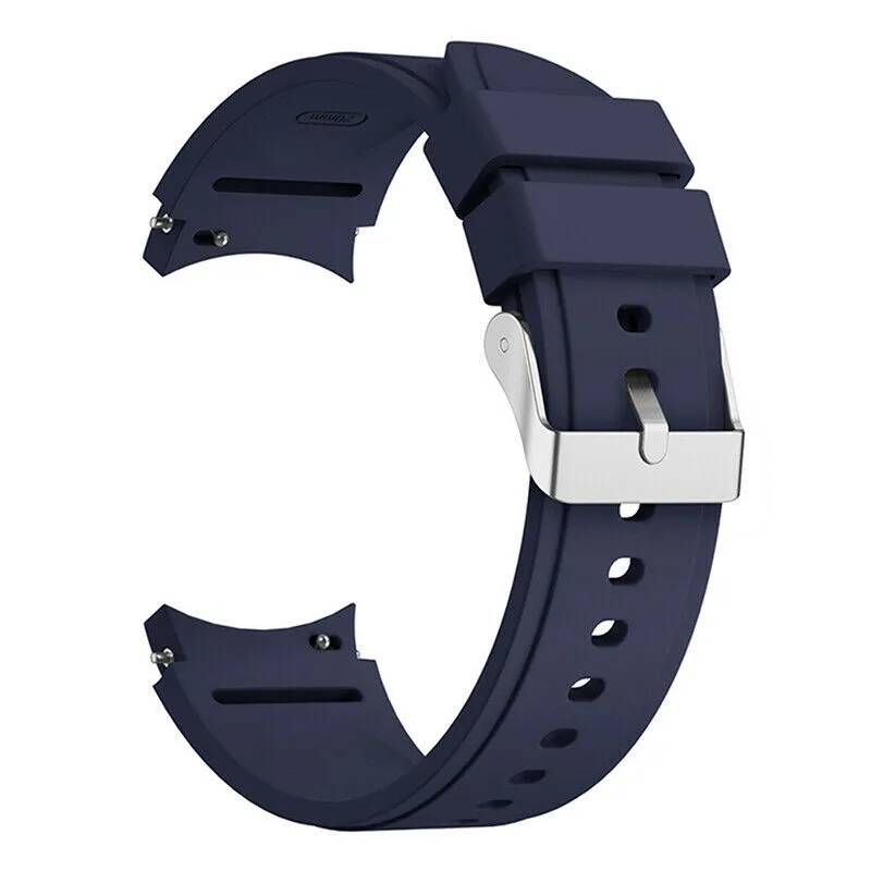 Silikónový remienok pre Samsung Galaxy Watch 4, 5, 6, 7 - modrý 20 mm ESES 1530002272
