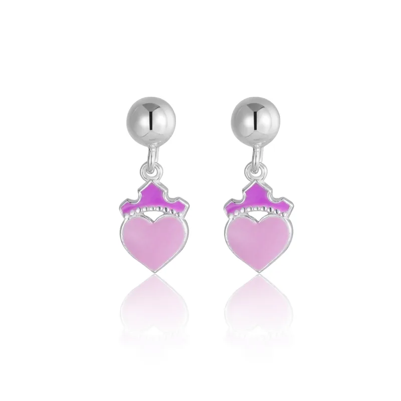 Disney detské náušnice MINI Princess strieborné ES00108SL.CS