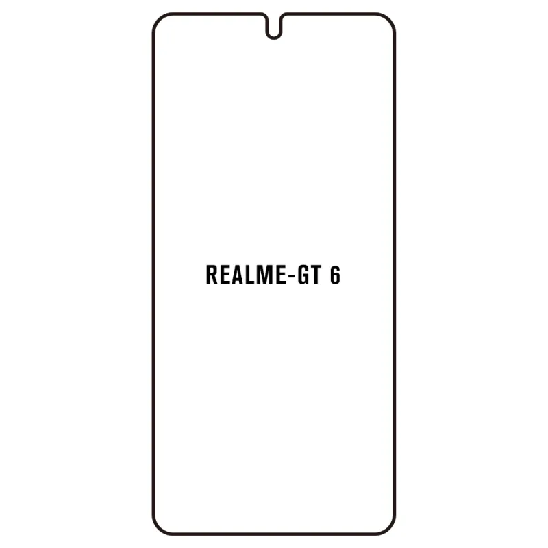 Sunshine Realme GT6 Predná Hydrogél ochranná fólia Strih: Kompatibilná s krytom 2, Typ fólie: Anti-Spy (Privacy)