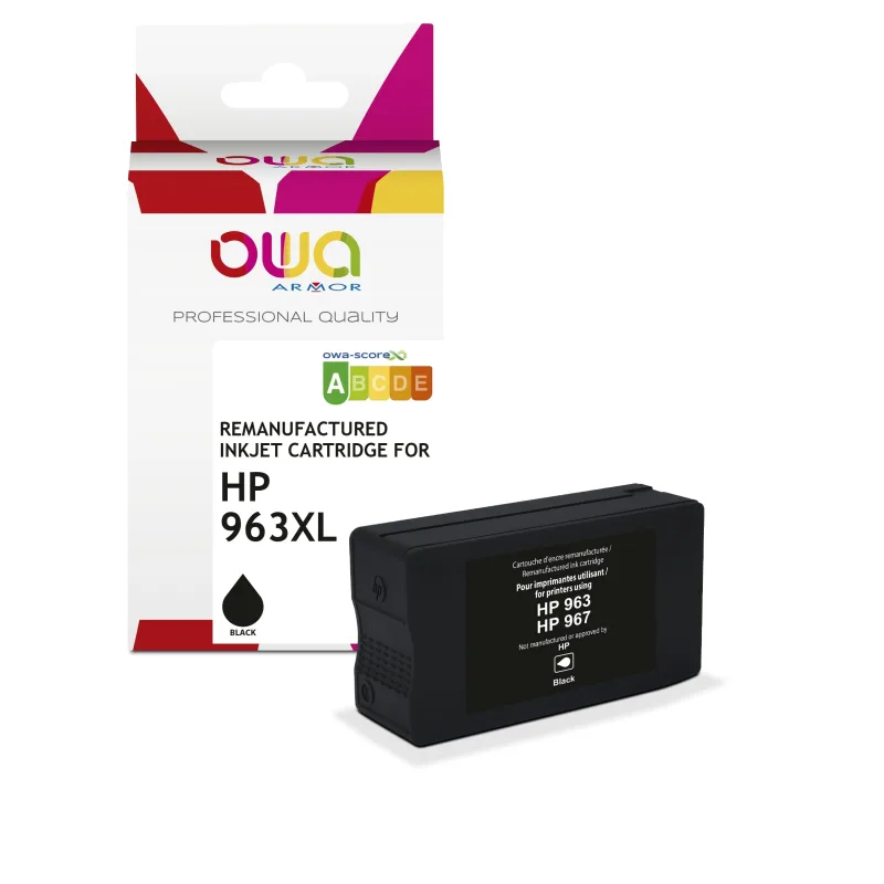 OWA ARMOR ink kompatibilní s HP 3JA30AE, (963XL), černá/black K20898OW