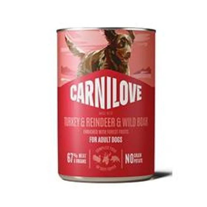 Carnilove Dog Can Paté Turkey&Reindeer&Wildboar 400g 400g