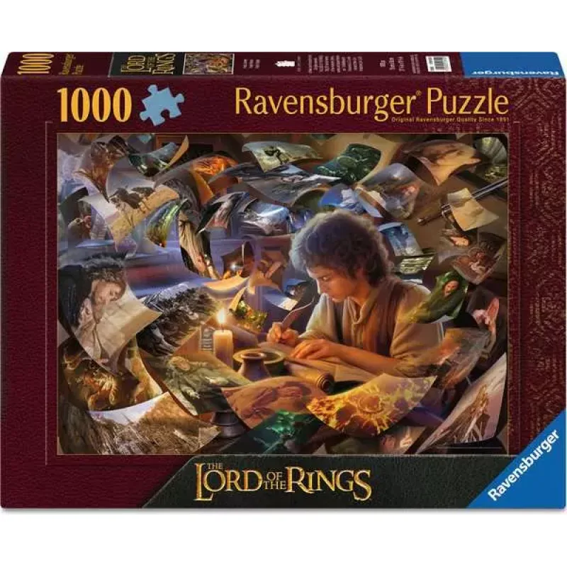 Puzzle Ravensburger 1000 dielikov Pán prsteňov: Dobrodružstvo statočného Froda