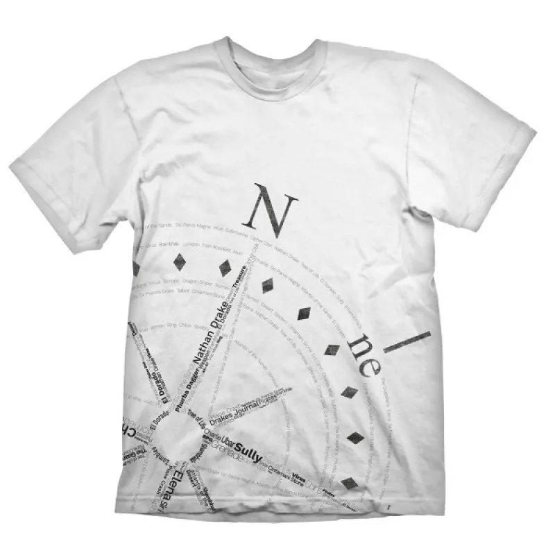 Uncharted 4 Compass (tričko)