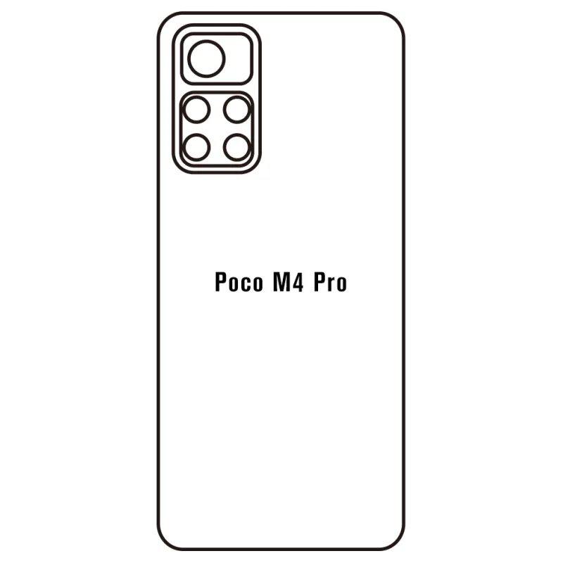 Sunshine Xiaomi POCO M4 Pro 5G Zadná Hydrogél ochranná fólia Strih: Zadná časť 2, Typ fólie: Číra